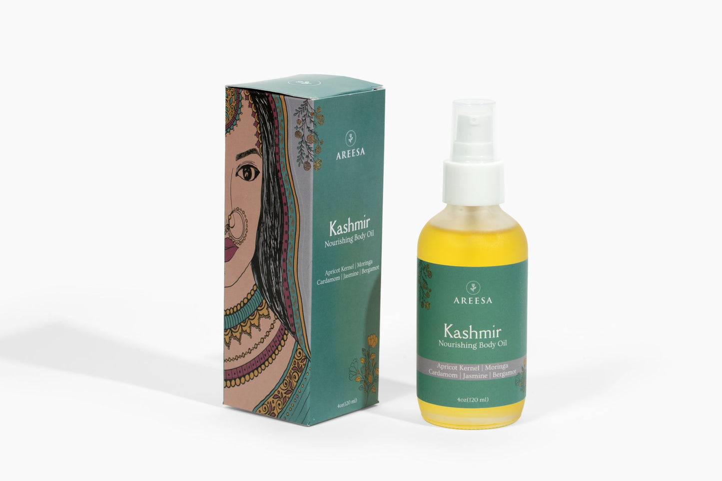 Kashmir Body Oil for dry flaky itching skin non greasy